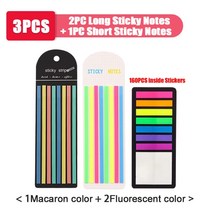 스포이드 피펫 비커컬러 스티커 투명 형광 인덱스 탭 플래그 노트 문구 선물 학교 사무 용품 160 개 30, 13 Mix 5