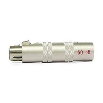 TOMOCA AT-60 in-line Audio Signal attenuator for Balanced Circuit (60dB), 1
