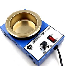 100W 무연 솔더 포트 납땜 Desoldering Bath Titanium Plate 36mm Degree AC220V, 02 21C-150W