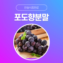 [한솔식품원료] 포도향분말 (Grape flavor powder) (분말 Type) [50g/100g/1kg/5kg/10kg], 50g