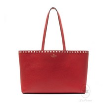 [VALENTINO] 스몰 사이즈 스탐파 알체 송아지 가죽 락스터드 쇼퍼백 RW2B0B71-VSF-0RO