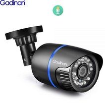 CCTV Gadinan-IP 카메라 8MP 오디오 POE 거리 야외 감시 불릿 동영상 CCTV IR led P2P DC 12V/ 48, 01 DC 12V 5MP_01 3.6mm