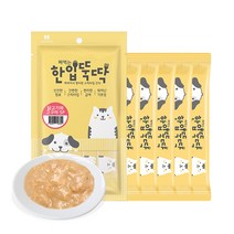 펫토리아 강아지간식 짜먹는 한입뚝딱 닭고기와 고구마 1봉 12gx5p