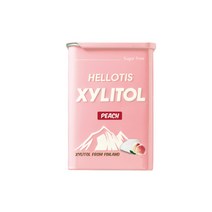 헬로티스 자일리톨 무설탕 캔디 입냄새제거 충치예방, 피치, 1개, 60g