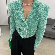 여성 하객룩 크롭 V넥 가을 데일리 겨울 따뜻한 슬림핏 짧은 재킷 카디건 윤혜진 해방타운 스타일 신지수 가디건