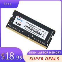 [해외]Sodimm DDR4 4GB 8GB 16GB RAM 1.2V 노트북 컴퓨터 2400mhz 2666mhz 3200mhz 노트북 메모리 Ddr4 32GB Memoria, DDR4 4GB 2133MHz
