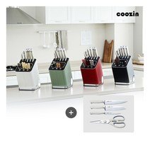 [쿠진] 나이프케어 칼살균기 + 에지리 프레스티지 나이프 4종세트 (칼갈이 기능포함), 색상:매트블랙, 상세 설명 참조