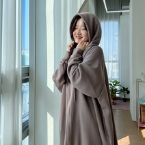[4XL/롱기장] 망토st 후드 집업 4color