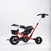 유모카 아기 자전거 유모차 역세발 7살 5세 4살 3살 세발 4발 실내 선물 쌍둥이 돌 네발 여아선물 6살 2인용 5살 6세, 단일사이즈, T150-15 레드