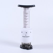 훈연 염지 요리 양념 주사기 소스 인젝터 캠핑 바베큐 돈까스 스테이크 치킨 고기 소고기 닭 마리네이드, 업그레이드 양념기