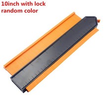 5quot 10쿼트 자동 잠금 복사 게이지 20quot 윤곽 게이지 확대 복사기 타일링 라미네이트 타일 목재 마킹 측정 눈금자 일반 도구, 02 10inch with lock