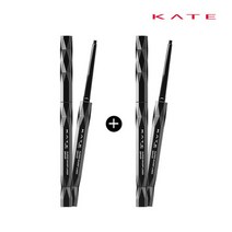 케이트 슈퍼 샤프 라이너 펜슬 워터프루프 아이라이너 X 2, BR-1 브라운