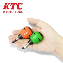 일제 KTC 소프트그립 주먹드라이버 십자 일자 스터비 꼬마 자석 플러스 필립스 툴보이, (-)D9M-625