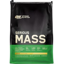 Optimum 옵티멈 시리어스 매스 Serious Mass 12lb Vanilla, 12LB(5.44kg) - 바나나(Banana), 5.44kg