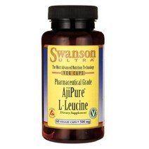 Swanson 울트라 아지퓨어 L-류신 500mg 베지캡슐, 60개입, 6개