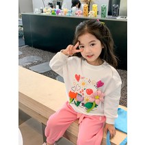 키즈 양털 기모 스웨터 자켓 탑 여아 남아 아동복 1-121351
