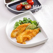 윤도자기 차곡 14+12 타원접시 3P, 챠콜