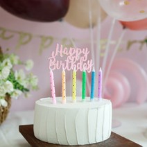 [파티조엘] 크레용 도트 캔들_생일초, 크레용 도트 캔들