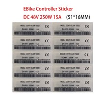 랩핑 데칼 미드 모터 스티커 피스 묶음 전기 자전거 변환 키트, 05 Controller 10 PCS