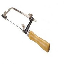 전문 조정 가능 톱 활 나무 손잡이 보석 U 자형 상단 커버 지그 프레임 손 도구 보석상, [01] bowsaw blade12피스