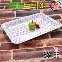 PSP트레이 정육포장용기 고기트레이 SS-66호 400개(적그물), 적그물, 400개