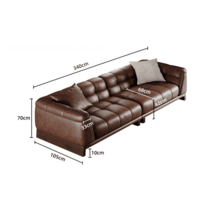 넓은소파 디자인이태리 고급쇼파 원목가죽소파, 30일, 8.H 3400