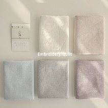 대폭 30수 워싱선염 린넨원단 5종 프랑스자수 천 퀼트원단, 30수워싱선염린넨4115-핑크1/2마
