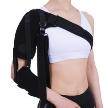 헤드셋거치대 어깨 보호대 지원 팔 슬링 뇌졸중 편마비 Subluxation 전위 회복 재활 의료, 검은색, 왼쪽, 01 Black_01 left
