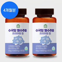 수국잎 열수추출 프리미엄 정 1000mg x 60정, 4개월분(60g*2개)