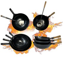 환진 국산 무쇠웍 업소용웍 북경팬 중식팬, 환진 주물북경팬 나무핸들, 27cm