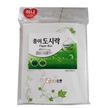 하니 종이도시락, 7매입, 1개