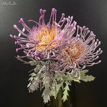 SunMade-고품질 술 핀쿠션 플라스틱 인공 꽃 짧은 지점 거실 장식 Fleur Artificielle 웨딩, 04 Purple
