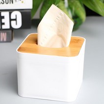 화이트컬러 우드 냅킨케이스 티슈케이스 12.3cm