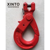 rptG80 클레비스 자동 잠금 후크 산업용 등급 리프팅 리깅 단조 합금강 호이스트 크레인 윈치 체인 부품, 한개옵션0