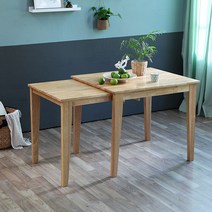 베스트리빙 베라 슬라이딩 확장형 트렌스포머 원목 식탁 테이블(단품) 4color, 내츄럴