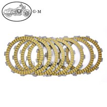 스즈키 DR650 SE DR650SE 용 오토바이 탄소 섬유 마찰 클러치 플레이트 디스크 키트 1996 DR750S 1988 호환, 01 8pcs 1 Set