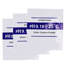 4개/몫 PH 버퍼 분말 측정 솔루션 9.18 교정 포인트 테스트 미터 수질 분석기 도구, 한개옵션0