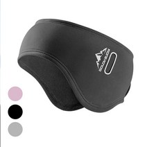 안경걸이 헤드밴드 찍찍이 사이즈조절 골프이어머프 겨울이어머프 골프 등산 축구 라이딩 스키 바이크 스포츠 겨울마스크, 블랙