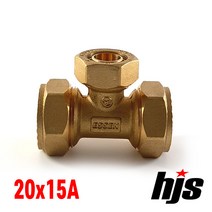 HJS 엑셀 이경 삼방티 20x15A (XL 삼티 20mm 15mm 삼T), 1개