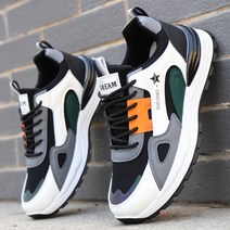 Z3JC 남성 러닝 캐주얼 통굽 아빠 메쉬 통기성 운동화