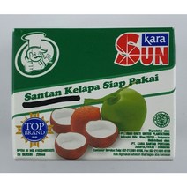 킹푸드 산탄 끌라빠 시압 빠카 크림 인도네시아200ml Kara Santan Kelapa Siap Pakai, 1, 200ml