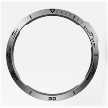 Garmin fenix 6X/6X Pro/6X 사파이어 시계 용 커버 링 베젤 스테인레스 스틸 조각 된 시간 단위 접착제 방지 스크래치, For Fenix 6X, B White