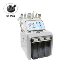산소 용접기 소형 업 그레 이드 6 1 수소 작은 거품 RF 뷰티 악기 얼굴 리프팅 Dermabrasion 장치 스킨 스크러버 페이셜 스파, 03 UK Plug