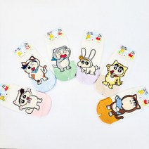 짱구는 못말려 애니멀 양말 짱구 철수 유리 훈이 맹구 짱아