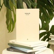 2023 심플 주간 다이어리 위클리 플래너 깔끔한 pvc커버 일상 일기장 아카이빙, 밀크 크림