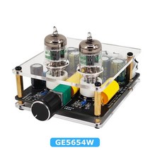 업데이트 하이파이 튜브 프리앰프 앰프 오디오 스피커 사운드 홈 시어터 담낭 버퍼 GE5654W 6A2 6K4, 01 GE5654W, 03 WITH EU POWER