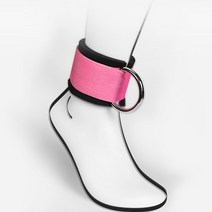 레이즈 발목스트랩 1쌍 핑크 블랙 힙업운동 밴드운동 허벅지운동 헬스스트랩 손목 발목 레이즈 운동, 핑크[1쌍]