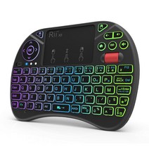 터치패드가 있는 오리지널 rii x8 2.4ghz 아제르티 미니 프렌치 무선 키보드 변경 가능한 컬러 led 백라이트 리튬 이온 배터리, 상세내용참조, 상세내용참조, 상세내용참조