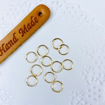핀쿠션 NEW) 7mm 금속 오링 (약200개), 골드