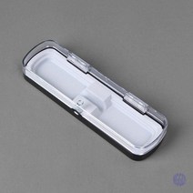 마그네틱 투명 볼펜 케이스 화이트 예쁜필통 만년필케이스 펜케이스 펜슬케이스